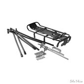 Багажник алюминиевый велосипедный 54х14 см обычный