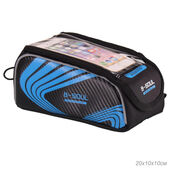 Сумка вна раму BICYCLE SOUL TPU чёрно-синяя