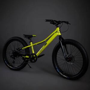 24" Велосипед TimeTry TT274, жёлтый, рама 12, полуфэт
