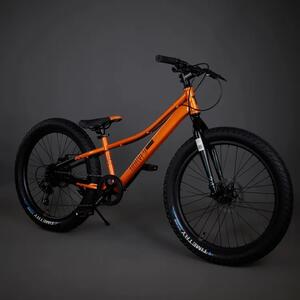 24" Велосипед TimeTry TT274,оранжевый, рама 12, полуфэт