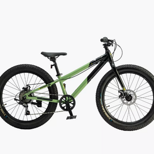 20" Велосипед TimeTry TT290 черно-зеленый 7 скор. ал. рама полуфэт