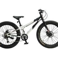 20" Велосипед TimeTry TT290 черно-белый 7 скор. ал. рама полуфэт