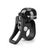 Звонок-колокольчик West Biking чёрный Звонок-колокольчик West Biking чёрный