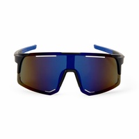 Очки солнечные спортивные велосипедные, uv 400 синие   