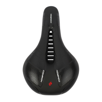 Седло велосипедное COMIRON BREEZE 280x170 Чёрный-Красный