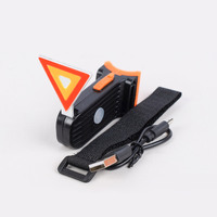 Фонарь задний COMIRON "TRIANGLE" суперлегкий; свет LED; аккум 250mAh; влагозащита IP64.