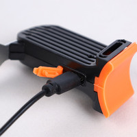 Фонарь задний COMIRON "TRIANGLE" суперлегкий; свет LED; аккум 250mAh; влагозащита IP64.