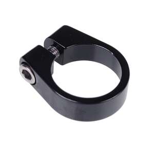 Хомут подседельного штыря 31,8 мм. Совместим с подседельным штырем 27,2-28,6мм. Цвет черный 