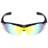 Очки велосипедные со сменными линзами в кейсе, цвет чёрный Очки велосипедные со сменными линзами в кейсе, цвет чёрный