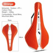 Велосипедное седло 3D West Biking A оранжевое Велосипедное седло 3D West Biking A оранжевое