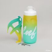 Набор бутылка для воды COMIRON ESLNF с держателем 620мл.Желтый-зеленый 