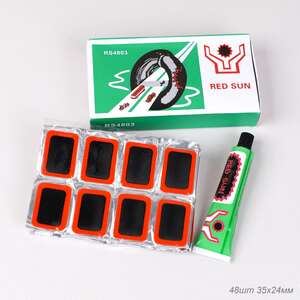 Велоаптечка Red Sun RS4803 48pcs 35x24mm patches + 18g glue