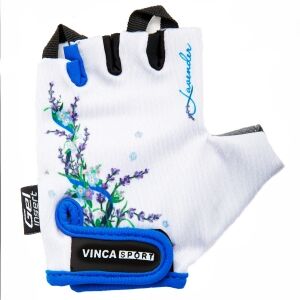 Перчатки велосипедные детские, Lavender, белые, 5XS