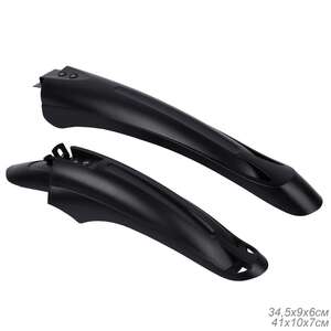 Крылья для велосипеда для колёс на 24-26". COMIRON Splash. комплект 2 шт. Цвет: Черный. /MAR-003/уп 