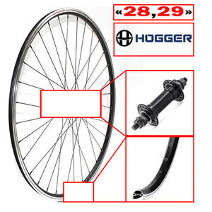 Колесо переднее 28-29 HOGGER 36H пист. под v-brake,гайка,пром.