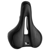 Велосипедное седло West Biking Comfortable style чёрное M Велосипедное седло West Biking Comfortable style чёрное M