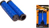 Грипсы резиновые TRIX 125 мм.,2-х комп.,черно-синие