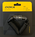 Замок велосипедный Doka код 4х1500мм MS-001
