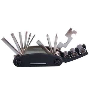 Мультитул складной BLACK TOOLS CT24 15в1 легированная сталь; HEX M2/2.5/3/4/5/6/8; головки 8/9/10мм 