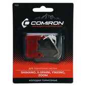 Колодки тормозные органические COMIRON RESIN P03, для тормозных систем: SHIMANO, X-SPARK, YINXING, Z