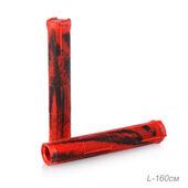 Грипсы для трюкового самоката 160 мм. Материал TPE / 2 шт / SGWC-160TPE-R / Цвет красный-черный /уп 