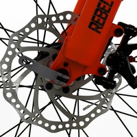 24 Велосипед REBEL RISE ORION R11 271 чёрно-оранжевый
