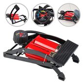 Насос ножной с манометром COMIRON FUJIN 2, стальной  корпус, два поршня 55*110мм., вес 1,2 кг. /уп 1