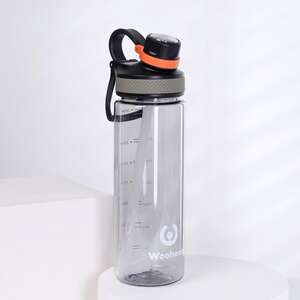 Бутылка для воды 850 ml Вуухууу-Woohooo Черный