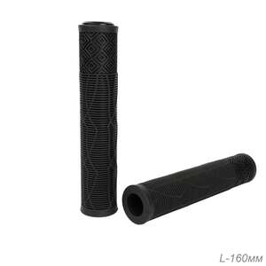 Грипсы для трюкового самоката. 160мм. Ультрамягкие. 2 шт. Материал: Special Soft TPE. Black 