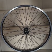 Колесо  переднее 24" 48H,обод двойной,пист.,на гайке,vb,пром