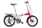 20 Велосипед Langtu складной White/Red  