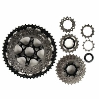 Кассета SUNSHINE HR11-50, 11S 11-50T, никелиров., на пауке, чёрная звезда