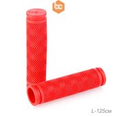 Грипсы ёлочка 120мм красный 2 шт