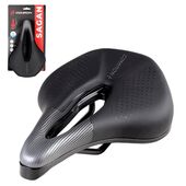 Седло велосипедное MTB COMIRON SAGAN M046A 245X155, Технологии: DW, ED. Верх: PU принт. гл.