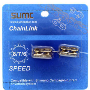 Замок цепи SUMC набор 2 комплекта для цепей на 6-7-8 speed 