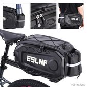 Сумка велосипедная на багажник ESLNF, жёсткий EVA Hard Shell корпус водон., с доп. отсеком для бутыл