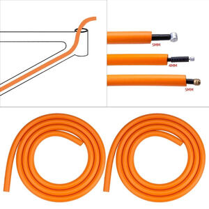 Демпфер трубка ZTTO для внутренней проводки тросов велосипеда, длина 1,5м чёрный