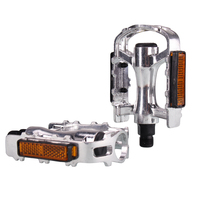 Педаль MTB MIXIEER MX-P818, 9/16 резьба, ALU корпус, сталь. подшипник, 108х80мм, с рефлектором,