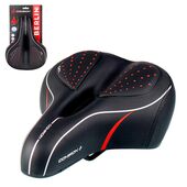 Седло велосипедное гелевое комфортное COMIRON BERLIN FITNESS C014 270X195, ED, Эластомер, GEL Седло велосипедное гелевое комфортное COMIRON BERLIN FITNESS C014 270X195, ED, Эластомер, GEL