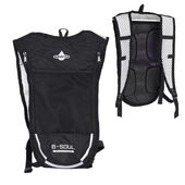 Рюкзак для гидратора спортивный BICYCLE SOUL отсек для воды на молнии. Размер 43*21см. Черный-белый Рюкзак для гидратора спортивный BICYCLE SOUL отсек для воды на молнии. Размер 43*21см. Черный-белый