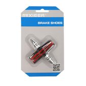 Колодки COMIRON MX-BS127 для V-brake, 70MM, чёрные/красные, 1 пара. 