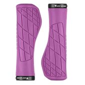Грипсы эргономичные WEST BIKING Ergo Comfort Lock-On фиолетовые Грипсы эргономичные WEST BIKING Ergo Comfort Lock-On фиолетовые