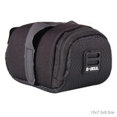 Сумка велосипедная подседельная BICYCLE SOUL, отделение на молнии, крепление velcro, чёрная, 0.6 лт.