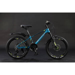 20" Велосипед EWO 11 рама MAG сплав,24 ск, вилка амортиз,BIANCHI/GREEN/RED