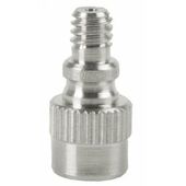 Переходник с авто на Presta  (AV-FV), сталь,серебро