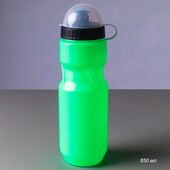 Бутылка для воды с пылевой крышкой "Element". Зелёная. 850 мл.