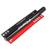 Насос для велосипеда ручной COMIRON EASY 2, пластиковый корпус, 30*400мм, стальной  шток 11,6 мм, ве