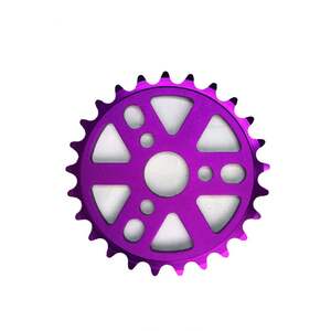 Звезда BMX 1/8"х25Т, алюминиевая, 6-лучевая. Фиолетовая.