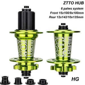 Втулка задняя ZTTO 32 зелёная 4 пром . 7-11 скор.(перех.под ось 9*135,2*142)