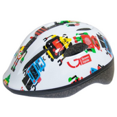 Шлем Green Cycle 48-52 белый роботы 